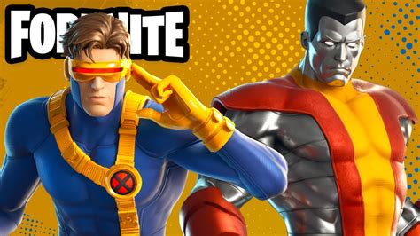 Fortnite New X Men Cyclops Jubilee And Colossus Youtube