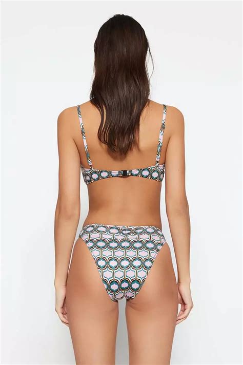 Buy Trendyol Pattern V Cut Bikini Bottom Online Zalora Philippines