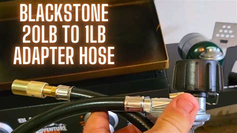 Blackstone Propane Adapter Hose And Regulator For 20 Lb Tank Youtube