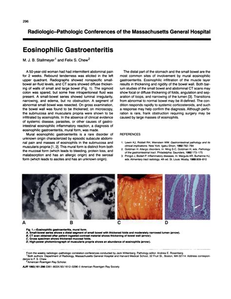 (PDF) Eosinophilic gastroenteritis