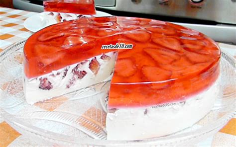 Descubrir 94 Imagen Gelatina De Fresa Con Queso Filadelfia Receta