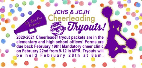 2020 2021 Cheerleading Tryouts Junction City School District