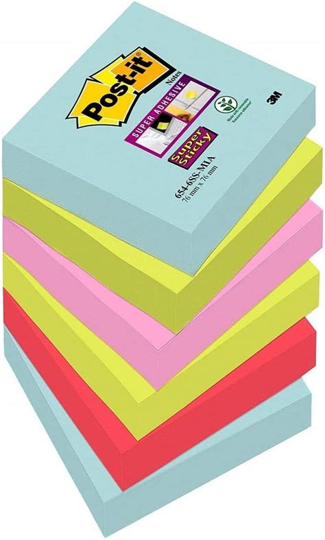 Post It Super Sticky Notes Cosmic Collection Packung Mit Bl Cken