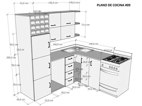 70 Planos De Cocinas Integrales Con Medidas En PDF Gratis