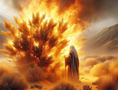 Download Moses Burning Bush Royalty Free Stock Illustration Image Pixabay