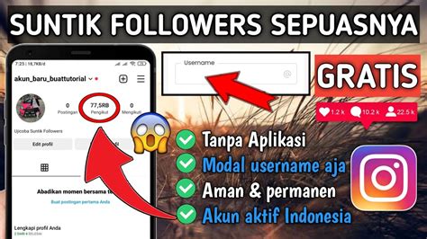 Detik Langsung Banjir Followers Cara Menambah Followers Instagram