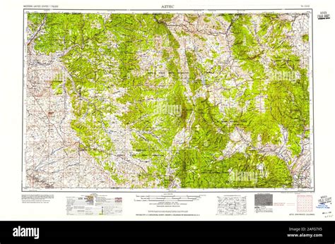 Aztec new mexico map Cut Out Stock Images & Pictures - Alamy