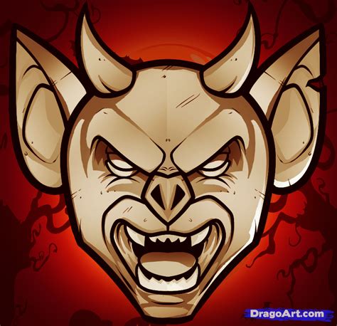 Gargoyle Face Drawings - Drawing.rjuuc.edu.np