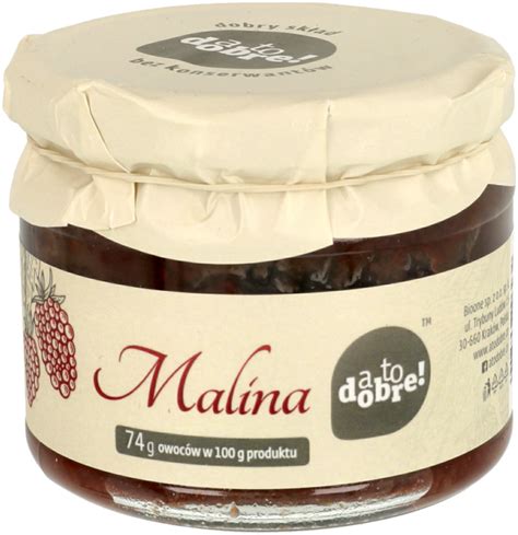 A TO DOBRE Konfitura Malina 95 G Drogeria Rossmann Pl