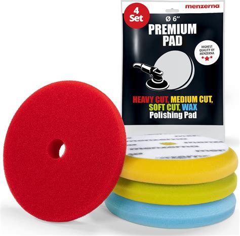 Amazon Menzerna Pcs Inch Premium Polishing Pad Kit I Scratch