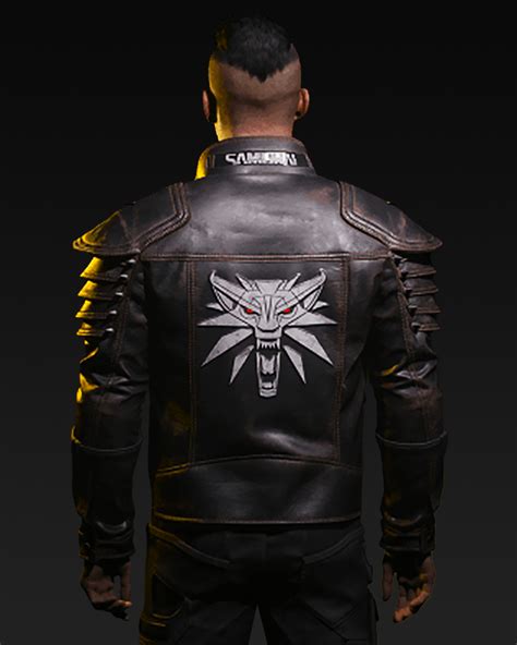 Cyberpunk 2077 Samurai Wolf School Leather Jacket - CJ