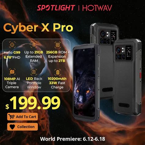 World Premiere Hotwav Cyber X Pro Rugged Phone G Gb Gb