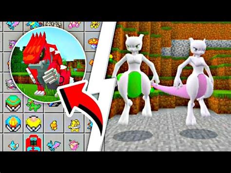 Atualizou O Addon De Pokemon Para Minecraft Pe Youtube