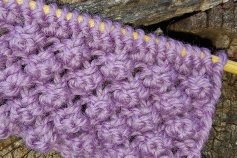 Bramble Stitch Knitting Stitch Pattern Knit Stitch Patterns Knitted