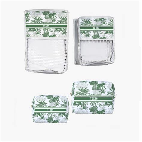 Kit P Organizador Mala Necessaires Cubo P M Toile Tropic