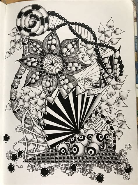 Zentangle Art Doodles Zentangles Zen Doodle Patterns Doodle Art