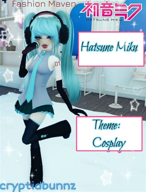 Dress To Impress Dti Hatsune Miku In Dress To Impress