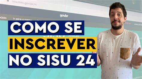 Como Se Inscrever No Sisu Tutorial Completo Passo A Passo