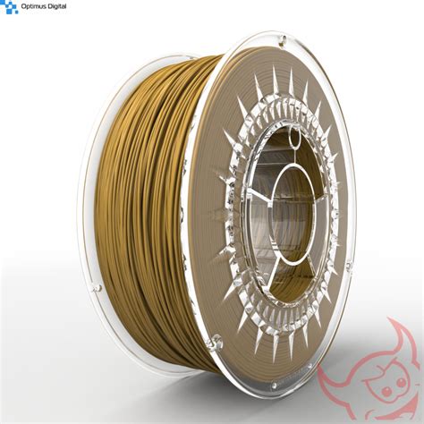 Filament Devil Design Pentru Imprimanta 3D 1 75 Mm PLA 1 Kg Auriu