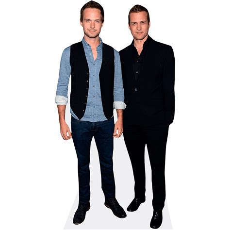 Patrick J Adams And Gabriel Macht Duo 1 Mini Celebrity Cutout