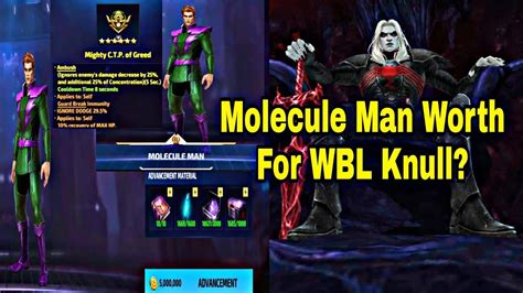 Molecule Man T3 Clear WBL Knull With Reforge Ctp Of Greed Marvel