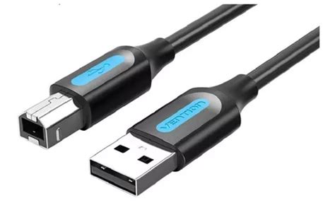 Cabo Usb 2 0 Para Usb B Impressora Scanner 2m Vention Coqbh Cor Preto