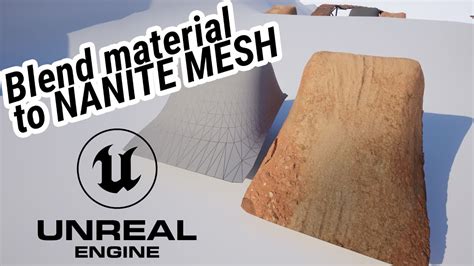 Blend Material To Nanite Mesh Unreal Engine Tutorial YouTube