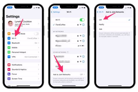 How To Stop Iphone Asking To Join Wi Fi Networks Itandcoffee