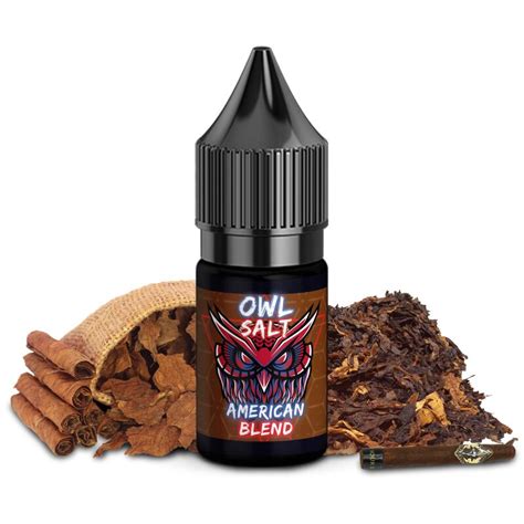 American Blend Liquid E Zigarette Nikotinsalzliquid 10 Ml OWL SAL 4 99