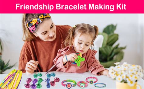 HONGTEYA Friendship Bracelet Making Kit For Girls Arts And Crafts For