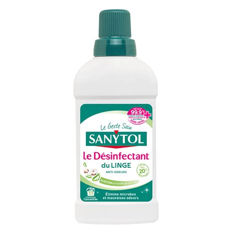 Nos produits désinfectants du linge SANYTOL