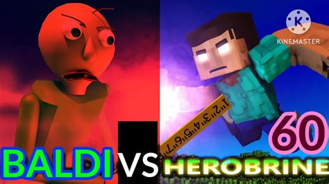 BALDI S BASICS VS HEROBRINE CHALLENGE 60 Fanmade YouTube