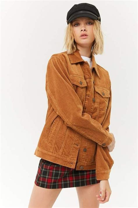 Forever Corduroy Button Front Jacket Trendy Fall Outfits Fashion