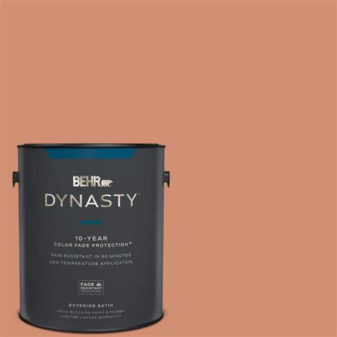 Behr Dynasty Gal M Terra Cotta Clay Satin Enamel Exterior