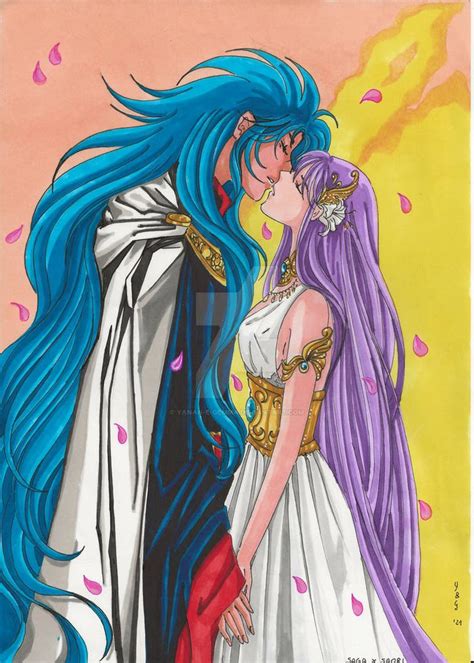 Valentine Day 2021 Saga X Saori By Yanan E Gemma Saint Seiya Saga