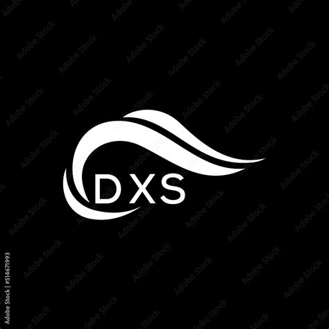 DXS Letter Logo DXS Best Black Ground Vector Image DXS Letter Logo