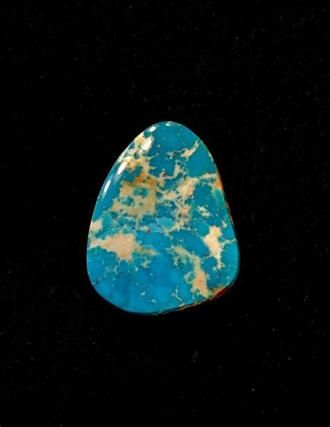 Battle Mountain Blue Gem Turquoise Rare Natural Webbed High Grade