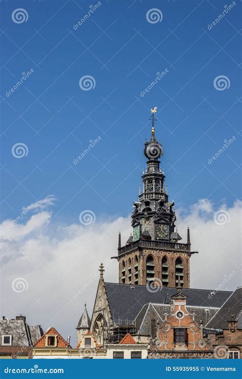 Tower Of The Stevens Church In Nijmegen Stock Image Image Of