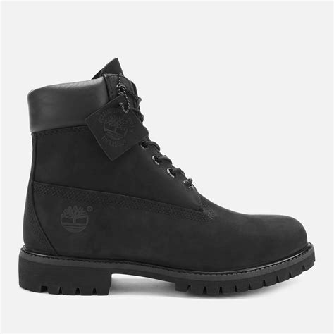 Timberland Mens 6 Inch Premium Waterproof Boots Black Allsole