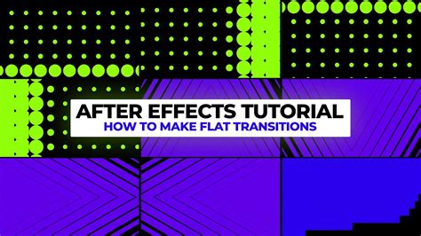 After Effects Tutorial How To Make Flat Transitions In After Effects