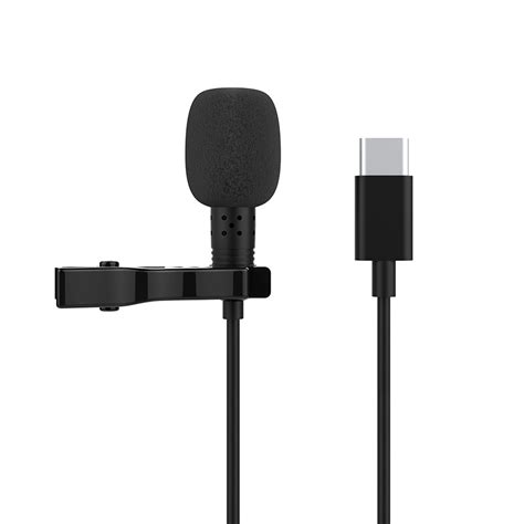 Elebest Type C Lavalier Usb Microphone Omnidirectional Pointing