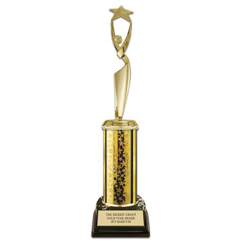 10" Black HS Award Trophy | Hodges Badge Company