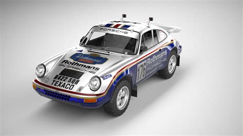 Porsche 911 953 Dakar 1984 3d Turbosquid 1954747