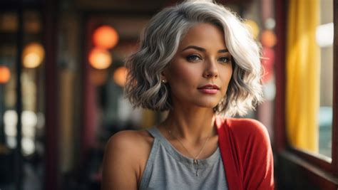 7 Best Short Haircuts When Growing Out Gray Hair With Photos