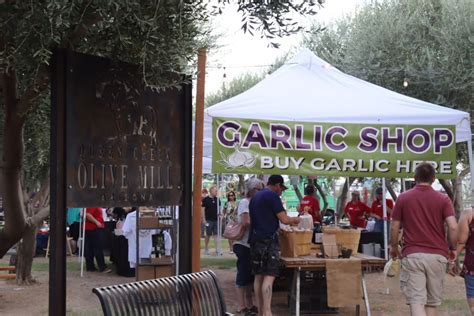 10th Annual Garlic Fest At Queen Creek Olive Mill Sept 16 24