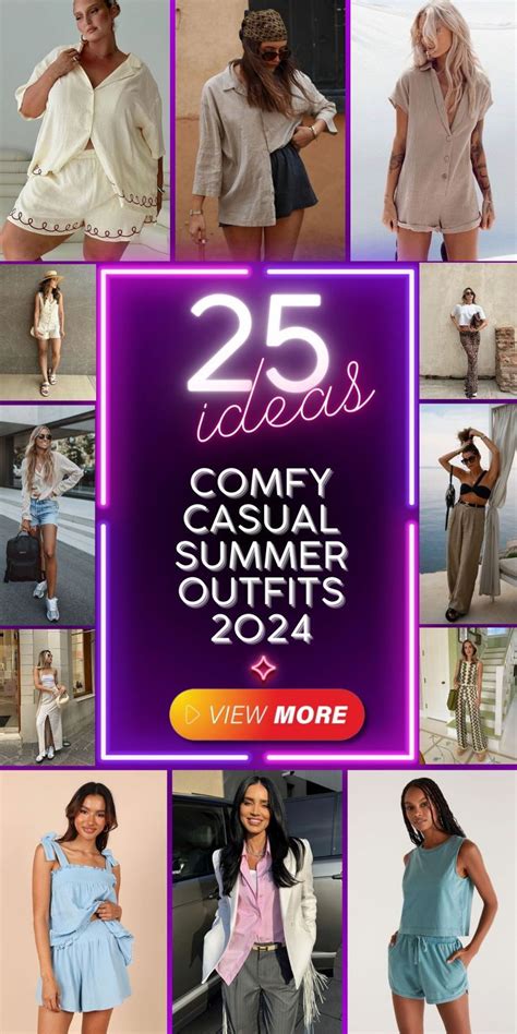 Travel In Style 2024s Comfy Casual Summer Outfits For Airport And