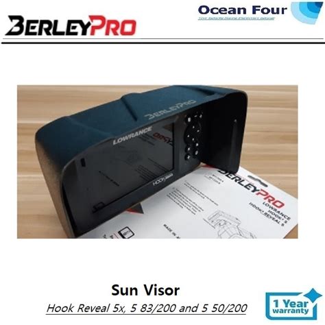 Berleypro Sun Visor Lowrance Hook Reveal Elite Ti Hds Shopee Malaysia