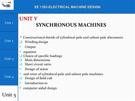 Electrical Machine Design Iii Eee