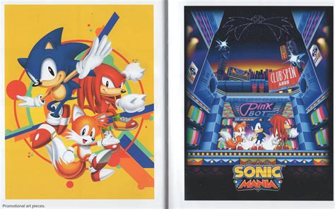 Sonic Mania Plus Art Book Scanned