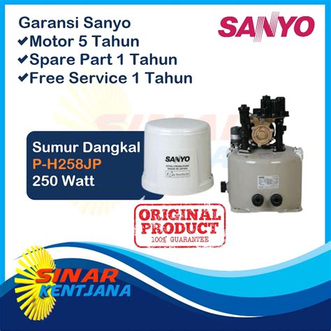 Jual Pompa Sanyo PH 258 JP Made In Japan Sumur Dangkal Otomatis